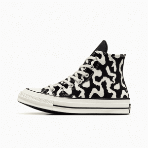 סניקרס קנבס גבוהות נשים שחור CONVERSE / CHUCK 70 HI