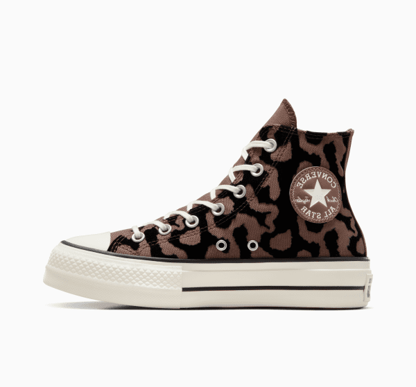 סניקרס קנבס גבוהות נשים שוקולד CONVERSE /  CTAS LIFT HI BEAR