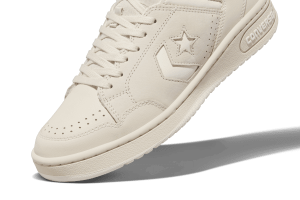 ⁦סניקרס עור נמוכות לגבר נטורל CONVERSE /  WEAPON OX⁩ – תמונה ⁦3⁩