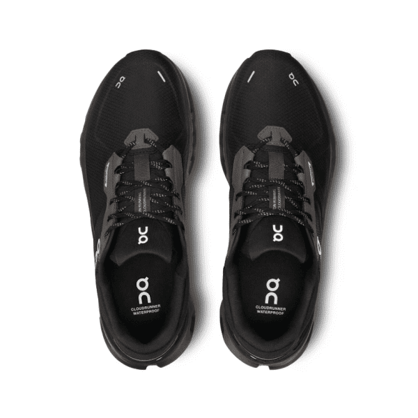 ⁦Cloudrunner 2 Waterproof M Magnet | Black נעלי ריצה און קלאוד עמיד למים לגבר⁩ – תמונה ⁦2⁩