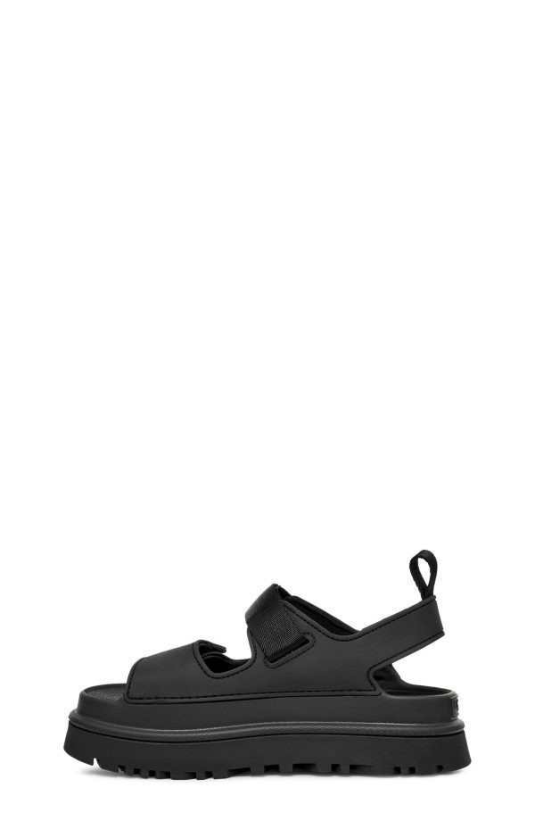 ⁦כפכפי נשים גולדנגלואו שחור  UGG / GoldenGlow⁩ – תמונה ⁦3⁩