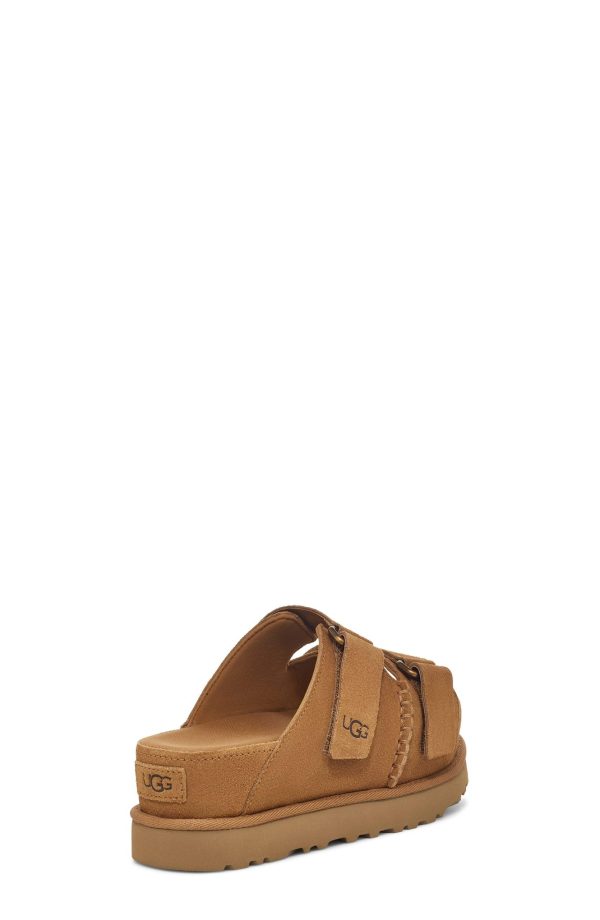⁦כפכפי נשים גולדנסטאר היי סלייד חום UGG / Goldenstar Hi Slide⁩ – תמונה ⁦4⁩