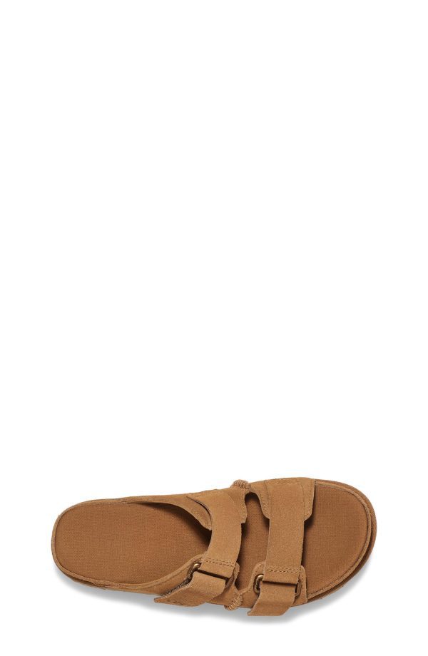 ⁦כפכפי נשים גולדנסטאר היי סלייד חום UGG / Goldenstar Hi Slide⁩ – תמונה ⁦5⁩