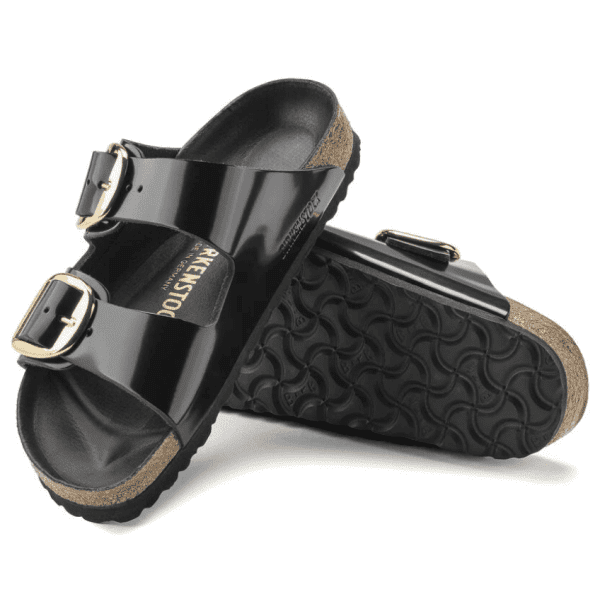 ⁦כפכפי בירקנשטוק אריזונה אבזם שחור לנשים BIRKENSTOCK / Arizona Black⁩ – תמונה ⁦3⁩