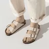 כפכפי בירקנשטוק אריזונה לנשים פרל לבן BIRKENSTOCK / Arizona