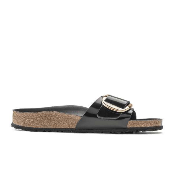 ⁦כפכפי בירקנשטוק מדריד אבזם שחור לנשים BIRKENSTOCK / MADRID⁩ – תמונה ⁦3⁩