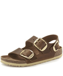 כפכפי בירקנשטוק מילאנו אבזם חום לנשים BIRKENSTOCK / MILANO