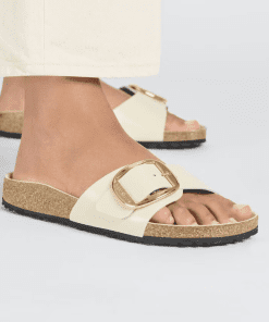 כפכפי בירקנשטוק מדריד אבזם קרם לנשים BIRKENSTOCK / MADRID