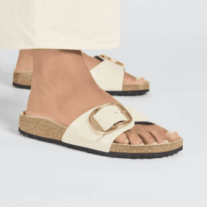 כפכפי בירקנשטוק מדריד אבזם קרם לנשים BIRKENSTOCK / MADRID