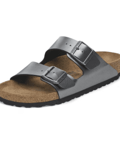 כפכפי בירקנשטוק אריזונה לנשים שחור מטאלי BIRKENSTOCK / Arizona