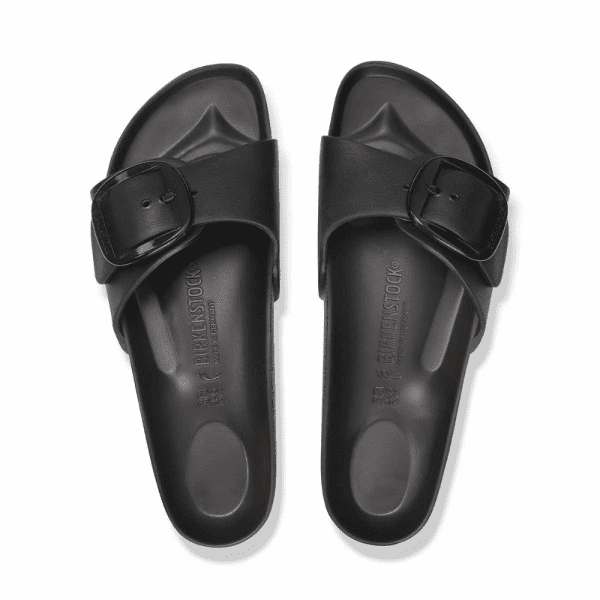 ⁦כפכפי בירקנשטוק מדריד גומי שחור לנשים BIRKENSTOCK / EVA⁩ – תמונה ⁦4⁩