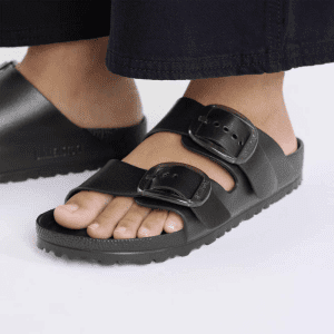כפכפי בירקנשטוק אריזונה גומי שחור לנשים BIRKENSTOCK / EVA