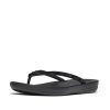 FitFlop iQushion Crystal Toe-Post | JC8-090 כפכפי אצבע לנשים עם קריסטלים בצבע שחור