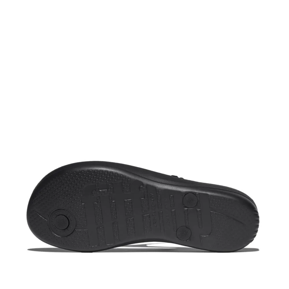 FitFlop iQushion Crystal Toe-Post | JC8-090 כפכפי אצבע לנשים עם קריסטלים בצבע שחור – תמונה 4