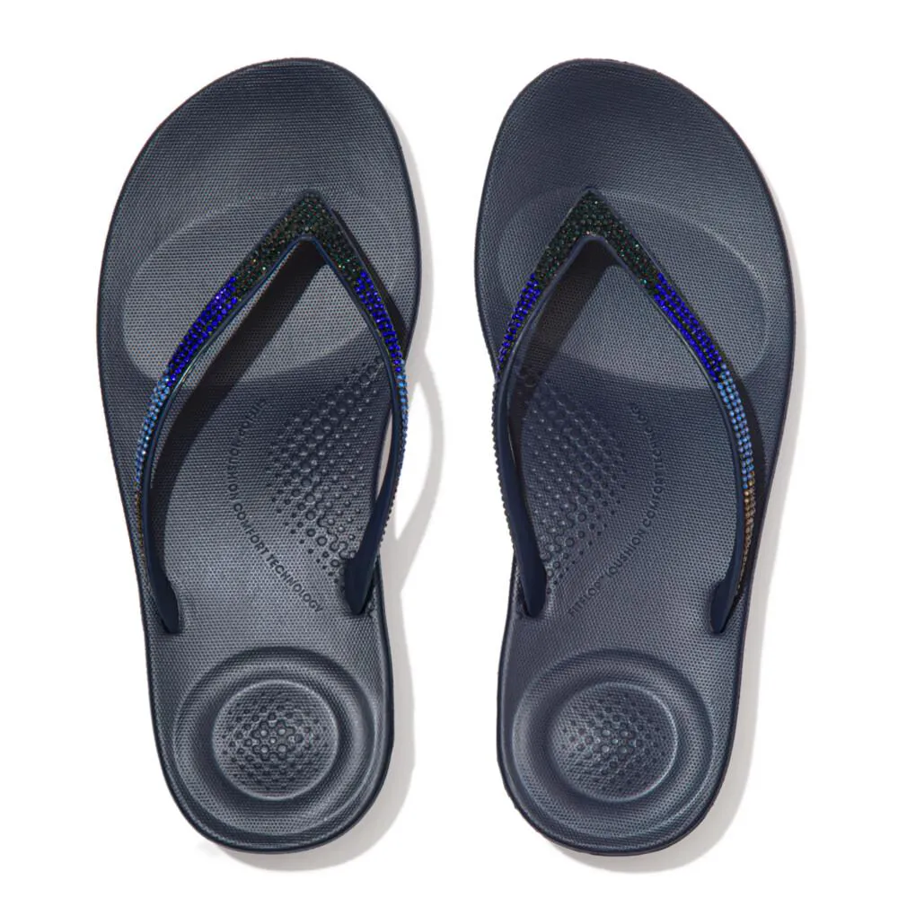 FitFlop |DG5-399 כפכפי אייקושין קריסטל אומברה כחול – תמונה 3