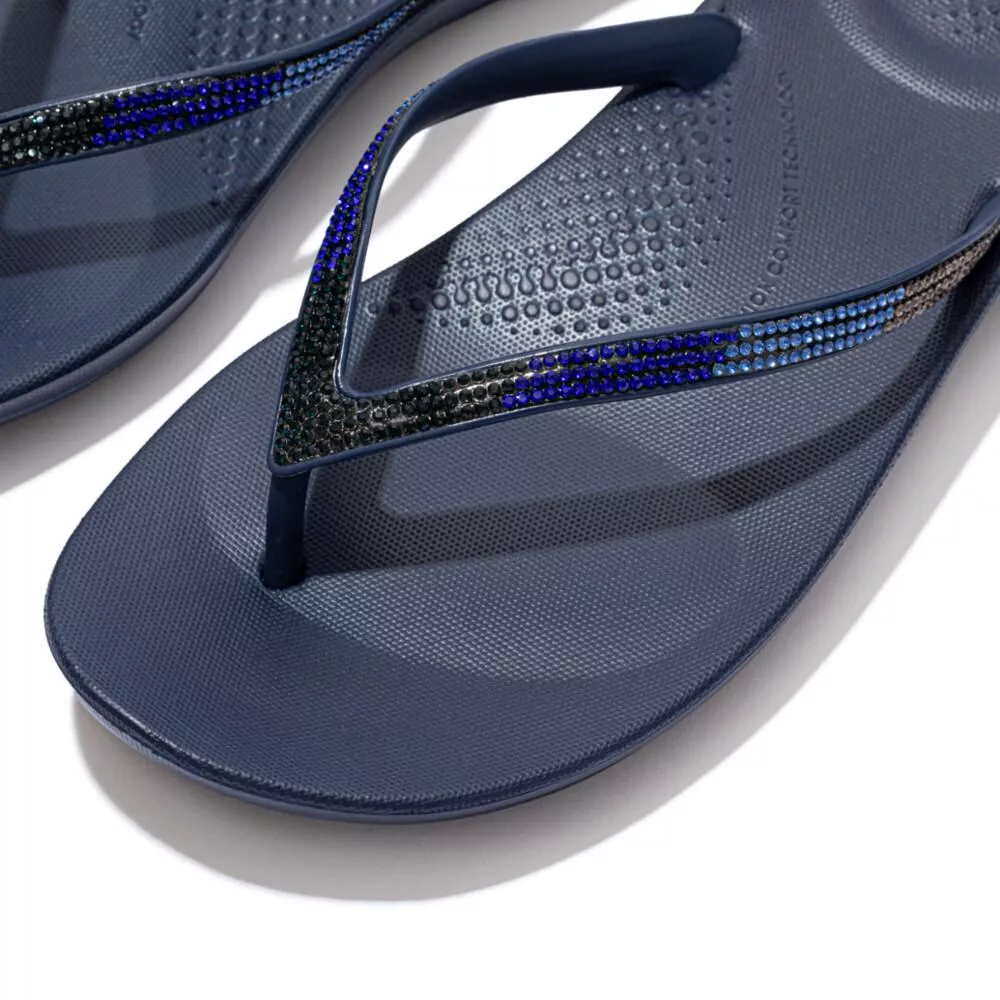 FitFlop |DG5-399 כפכפי אייקושין קריסטל אומברה כחול – תמונה 2