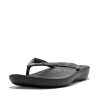 FitFlop iQushion Sparkle Toe-Post R08-001 כפכפי אצבע לנשים עם נצנוץ בצבע שחור