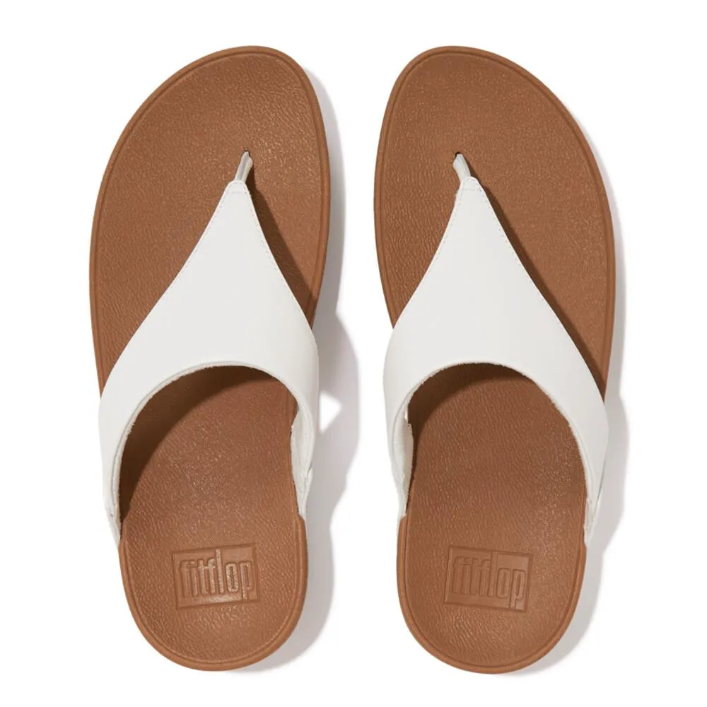FitFlop Lulu Toe-Post Sandals | I88-024 כפכפי אצבע לנשים בצבע לבן – תמונה 4