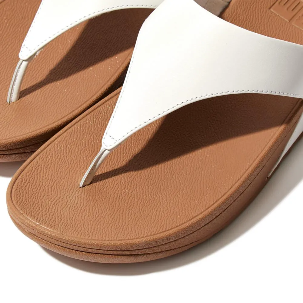 FitFlop Lulu Toe-Post Sandals | I88-024 כפכפי אצבע לנשים בצבע לבן – תמונה 2