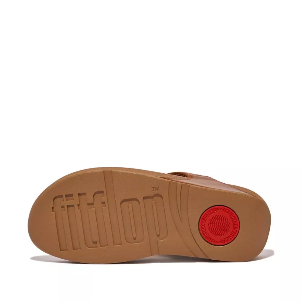 FitFlop Lulu Toe-Post Sandals | I88-592 כפכפי אצבע לנשים בצבע חום – תמונה 4