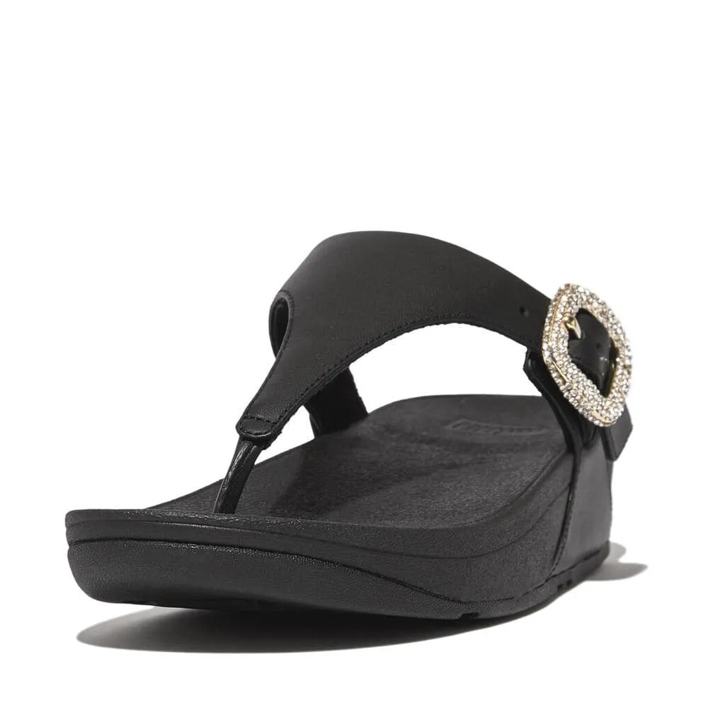 FitFlop | HN9-001 כפכפי לולו קריסטל עם אבזם שחור
