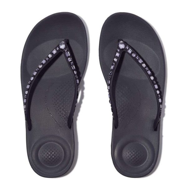 ⁦FitFlop |JC8-399  כפכפי אייקושין קריסטל אומברה נייבי⁩ – תמונה ⁦3⁩