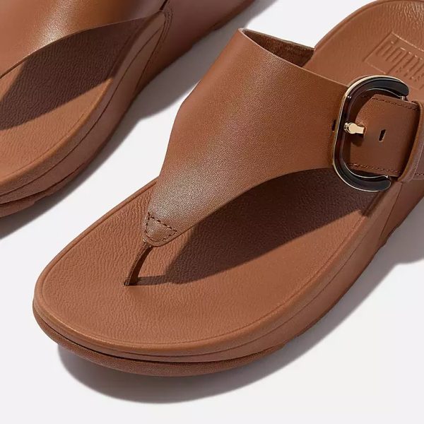 ⁦FitFlop | JE9-C15 כפכפי לולו אבזם חום⁩ – תמונה ⁦2⁩