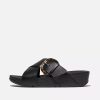 FitFlop | JE8-090 כפכפי לולו אבזם קרוס שחור