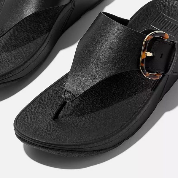 ⁦FitFlop | JE9-090 כפכפי לולו אבזם שחור⁩ – תמונה ⁦2⁩