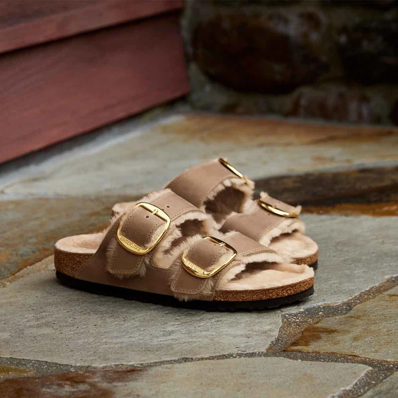 כפכפי אריזונה לנשים חום BIRKENSTOCK Arizona Big Buckle – תמונה 2