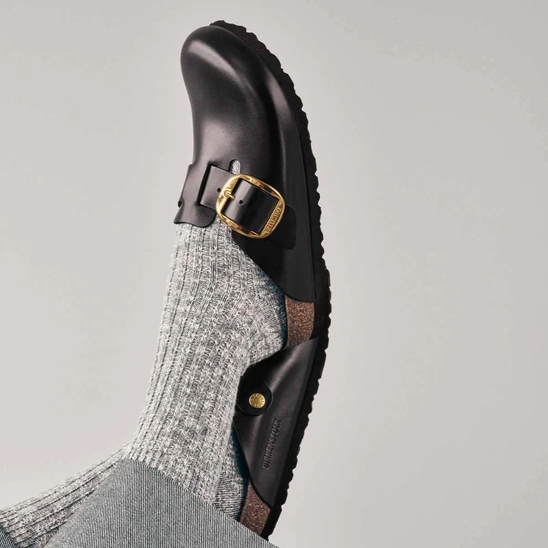 כפכפי בוסטון לנשים שחור BIRKENSTOCK / Boston – תמונה 2