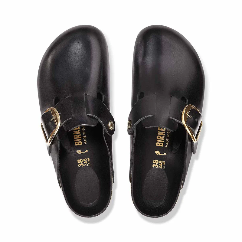 כפכפי בוסטון לנשים שחור BIRKENSTOCK / Boston – תמונה 3