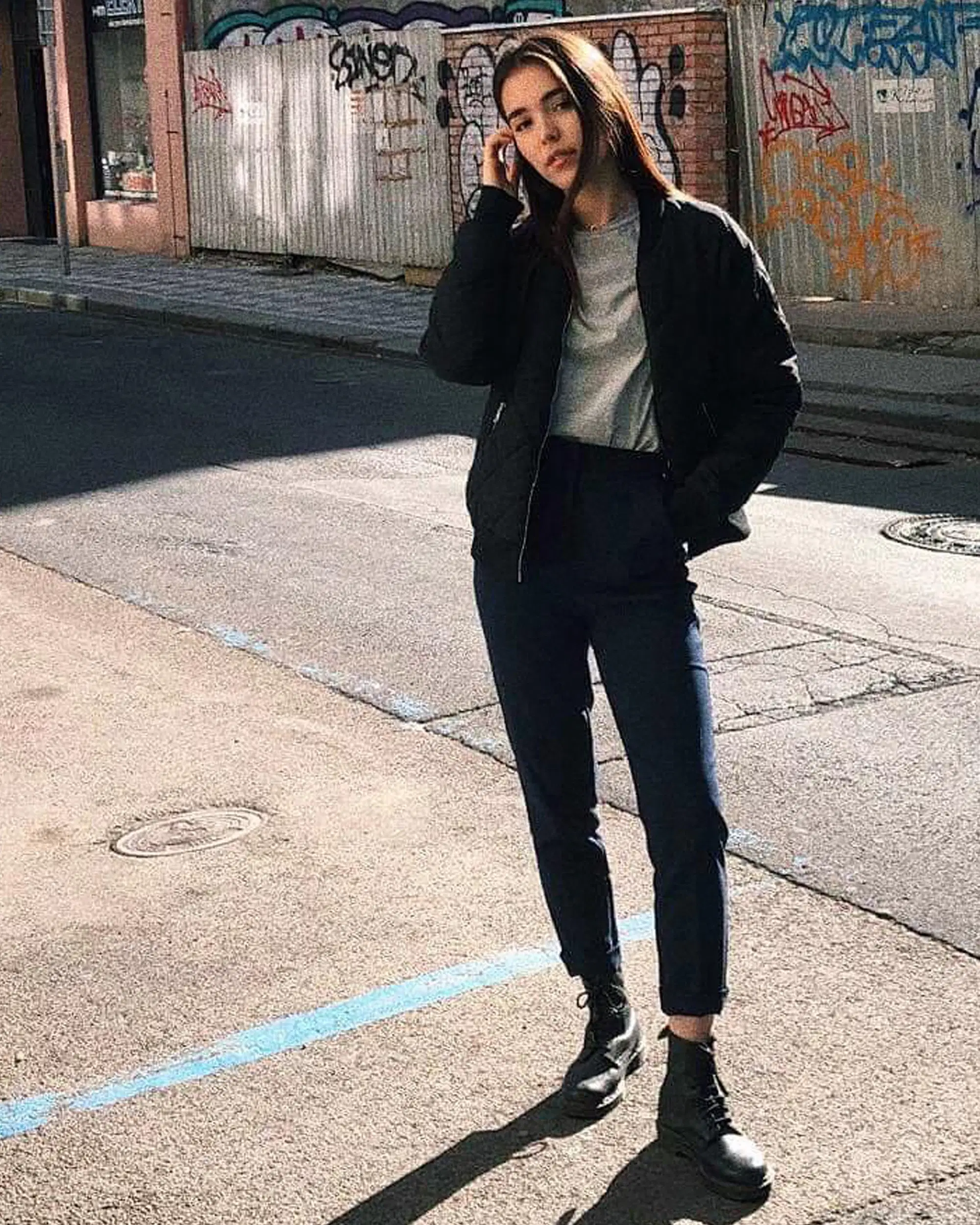 מגפי פסקל שחור DR. MARTENS Pascal Black Virginia – תמונה 9