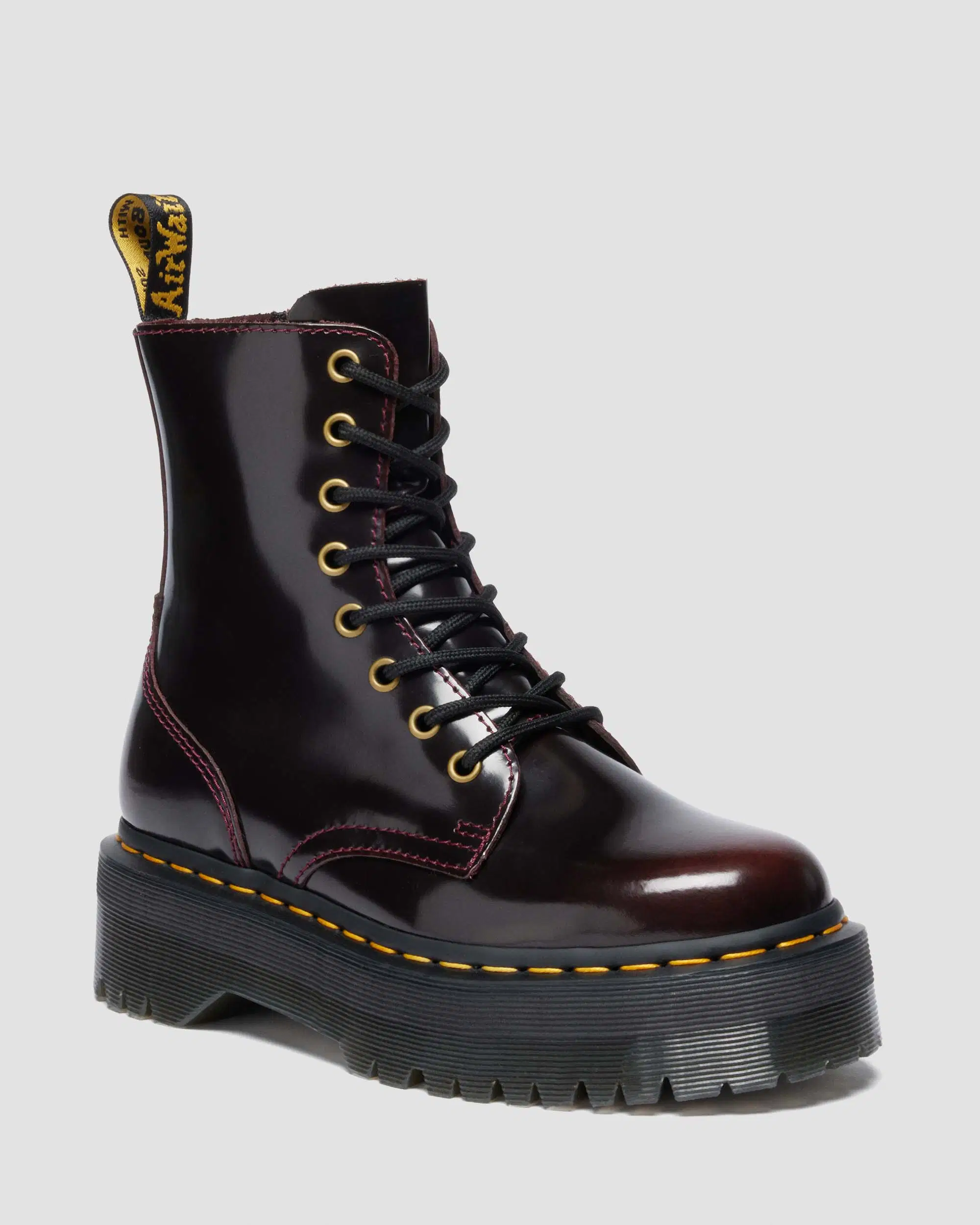 מגפי ג'ידון צ'רי DR. MARTENS Jadon Cherry Red Arcadia – תמונה 11