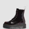 מגפי ג'ידון צ'רי DR. MARTENS Jadon Cherry Red Arcadia