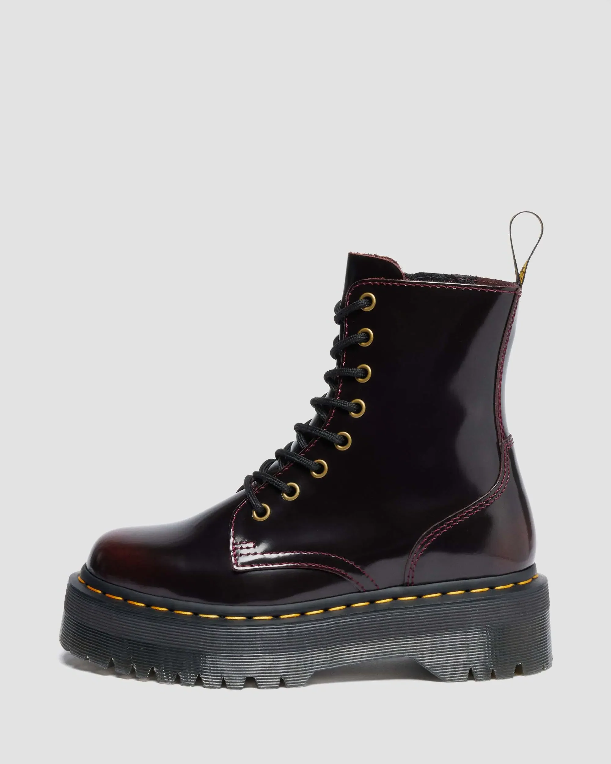 מגפי ג'ידון צ'רי DR. MARTENS Jadon Cherry Red Arcadia