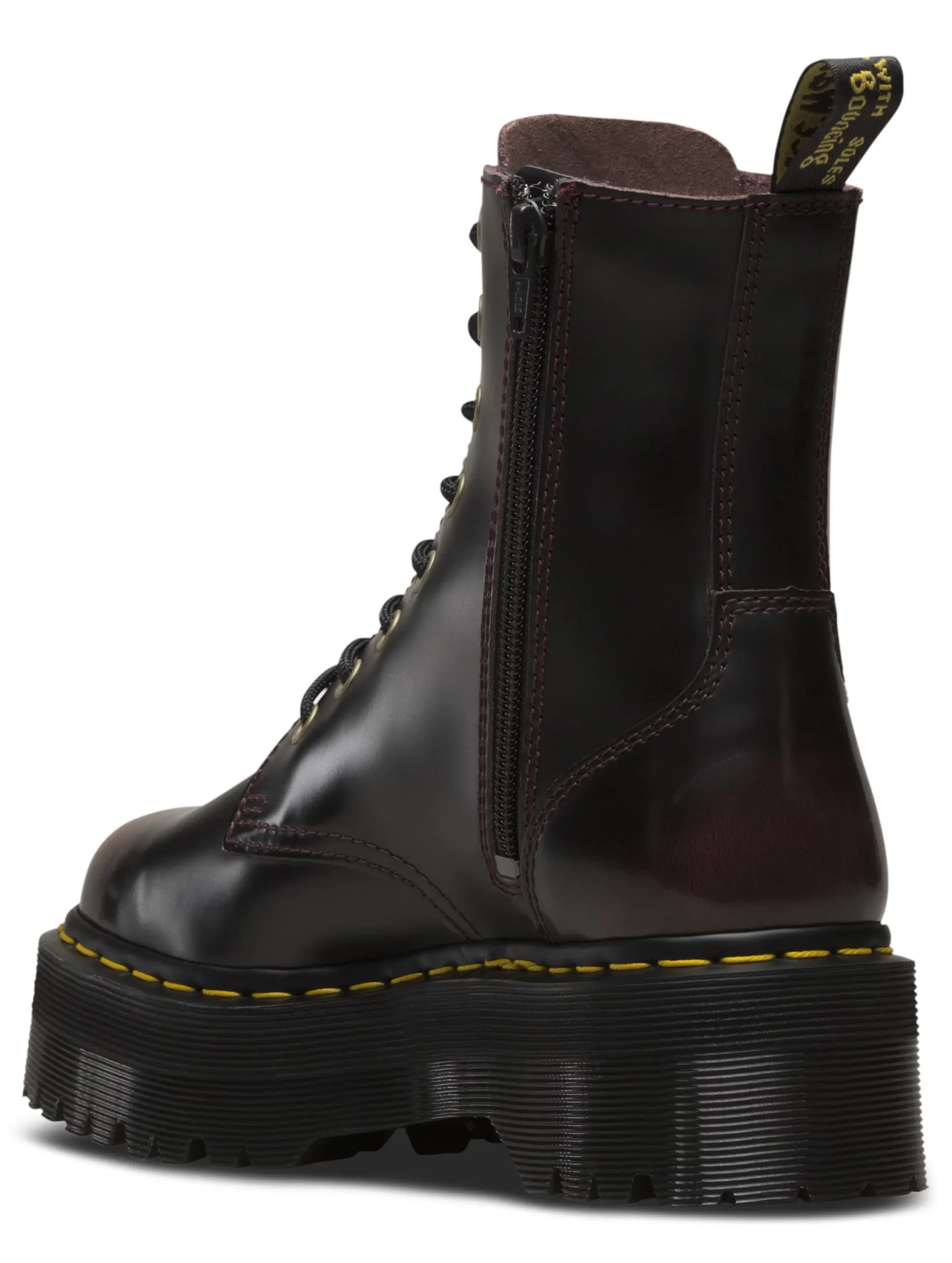 מגפי ג'ידון צ'רי DR. MARTENS Jadon Cherry Red Arcadia – תמונה 16