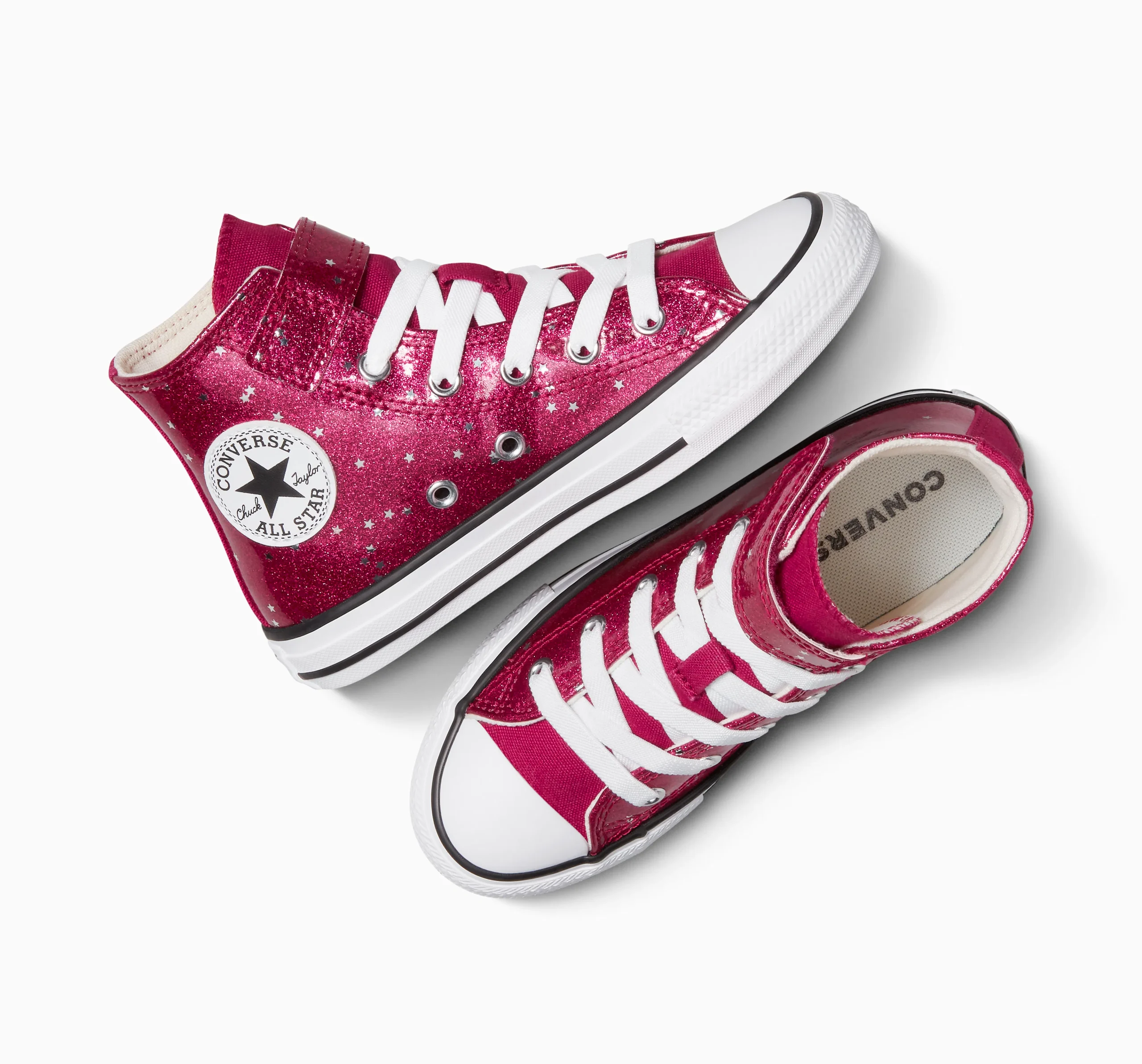 סניקרס קונברס גבוהות ילדים ורוד CONVERSE / CTAS 1V HI SPORTY