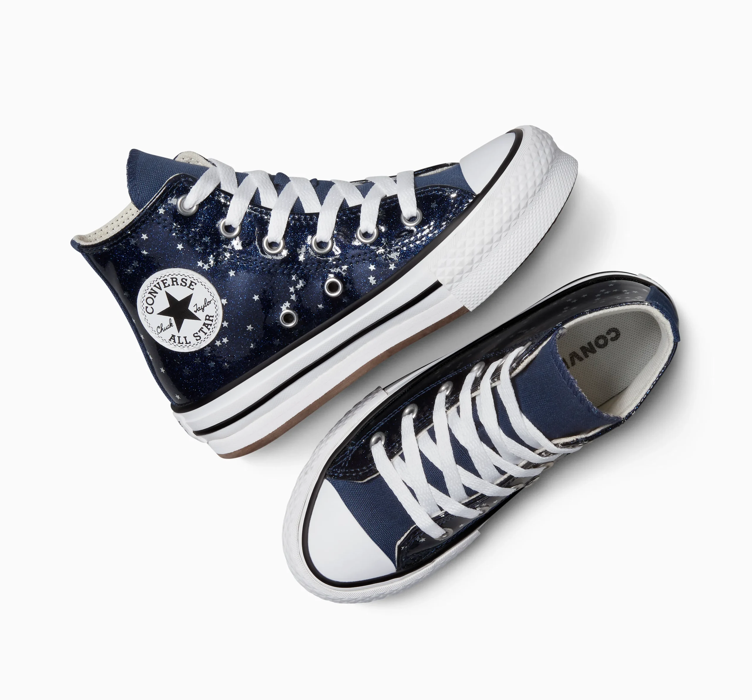 סניקרס קונברס גבוהות ילדים וכחול CONVERSE / CTAS EVA LIFT HI – תמונה 3