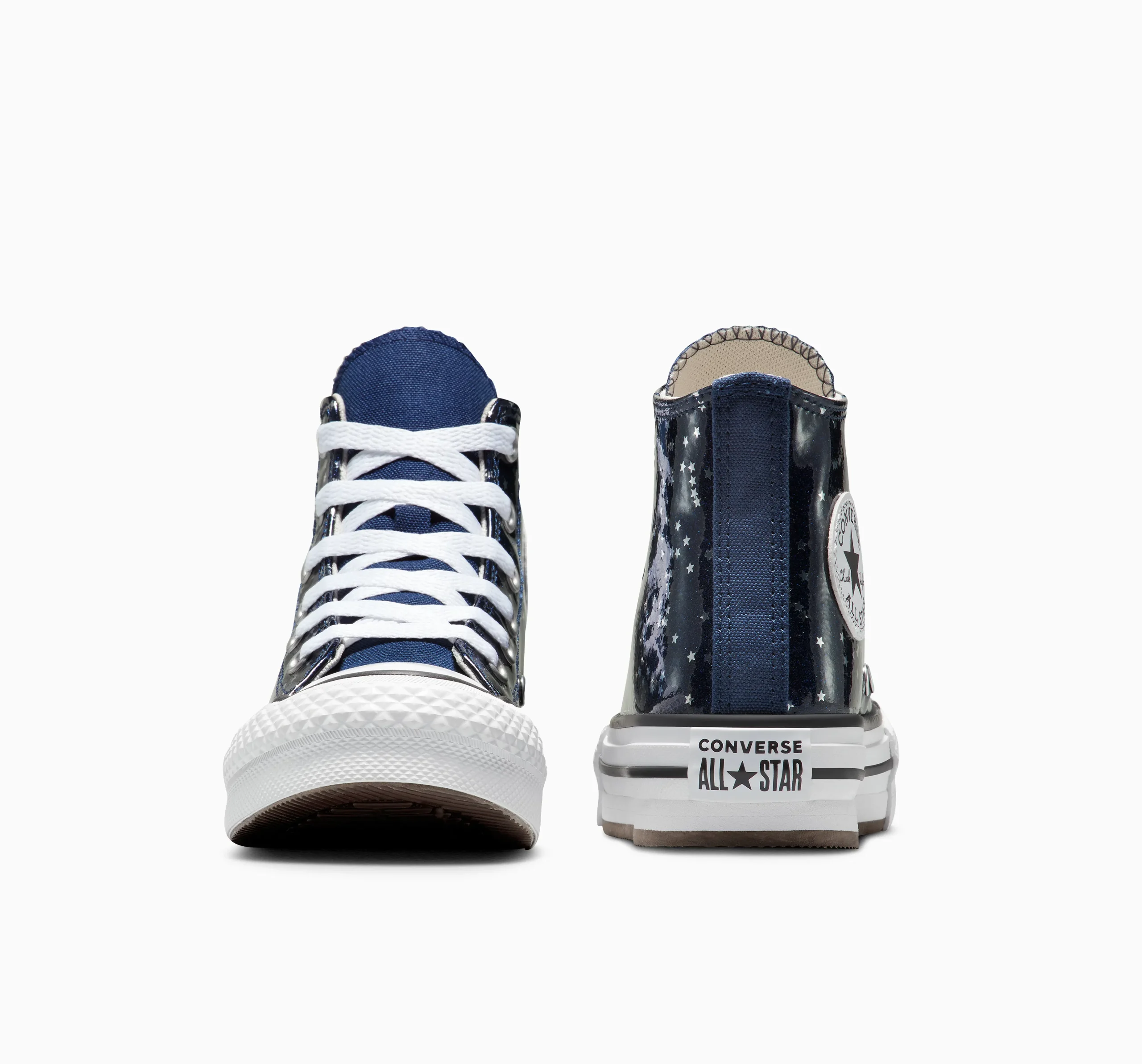 סניקרס קונברס גבוהות ילדים וכחול CONVERSE / CTAS EVA LIFT HI – תמונה 4