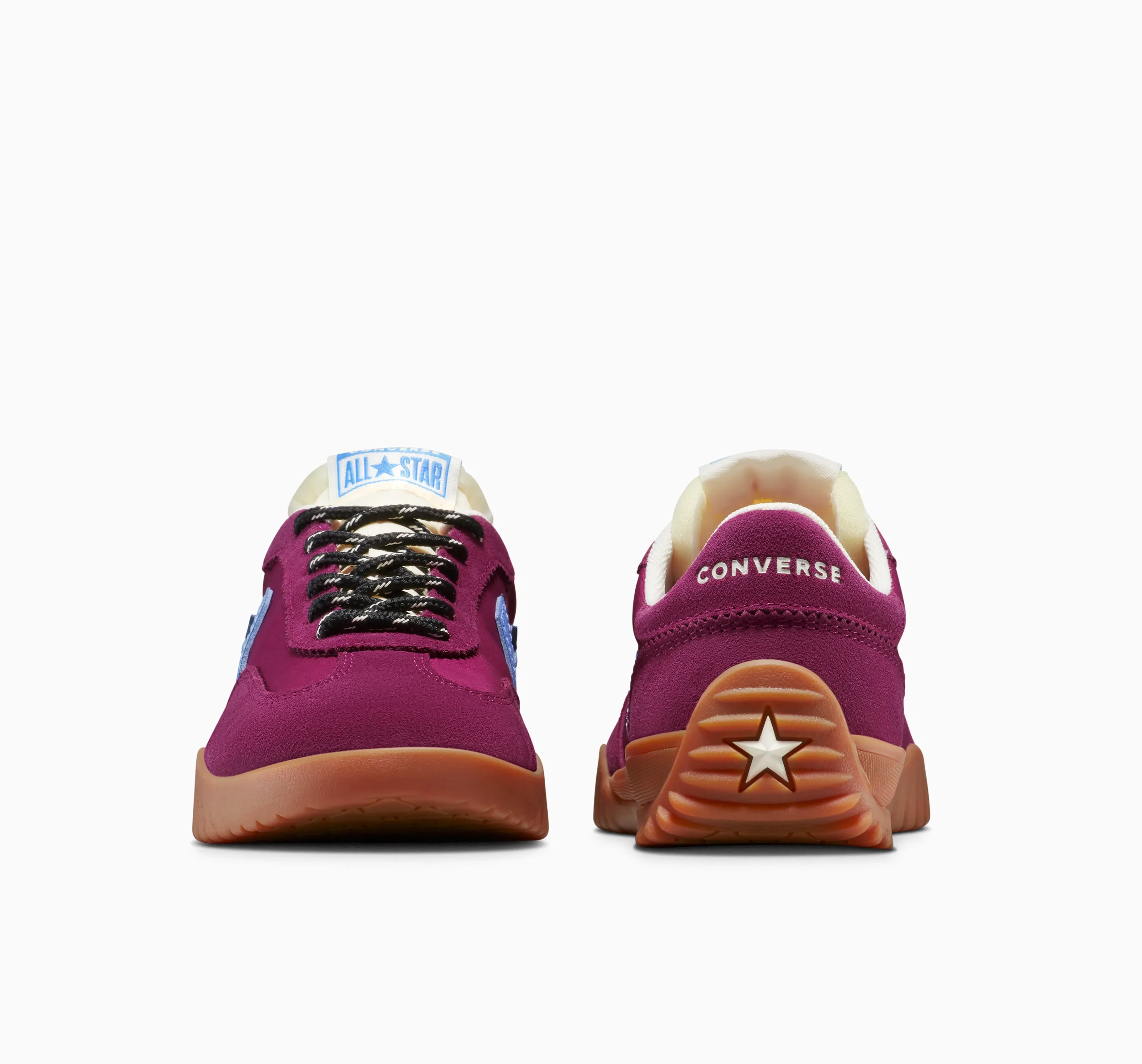 סניקרס קונברס נמוכות לנשים סגול CONVERSE / RUN STAR TRAINER OX – תמונה 3