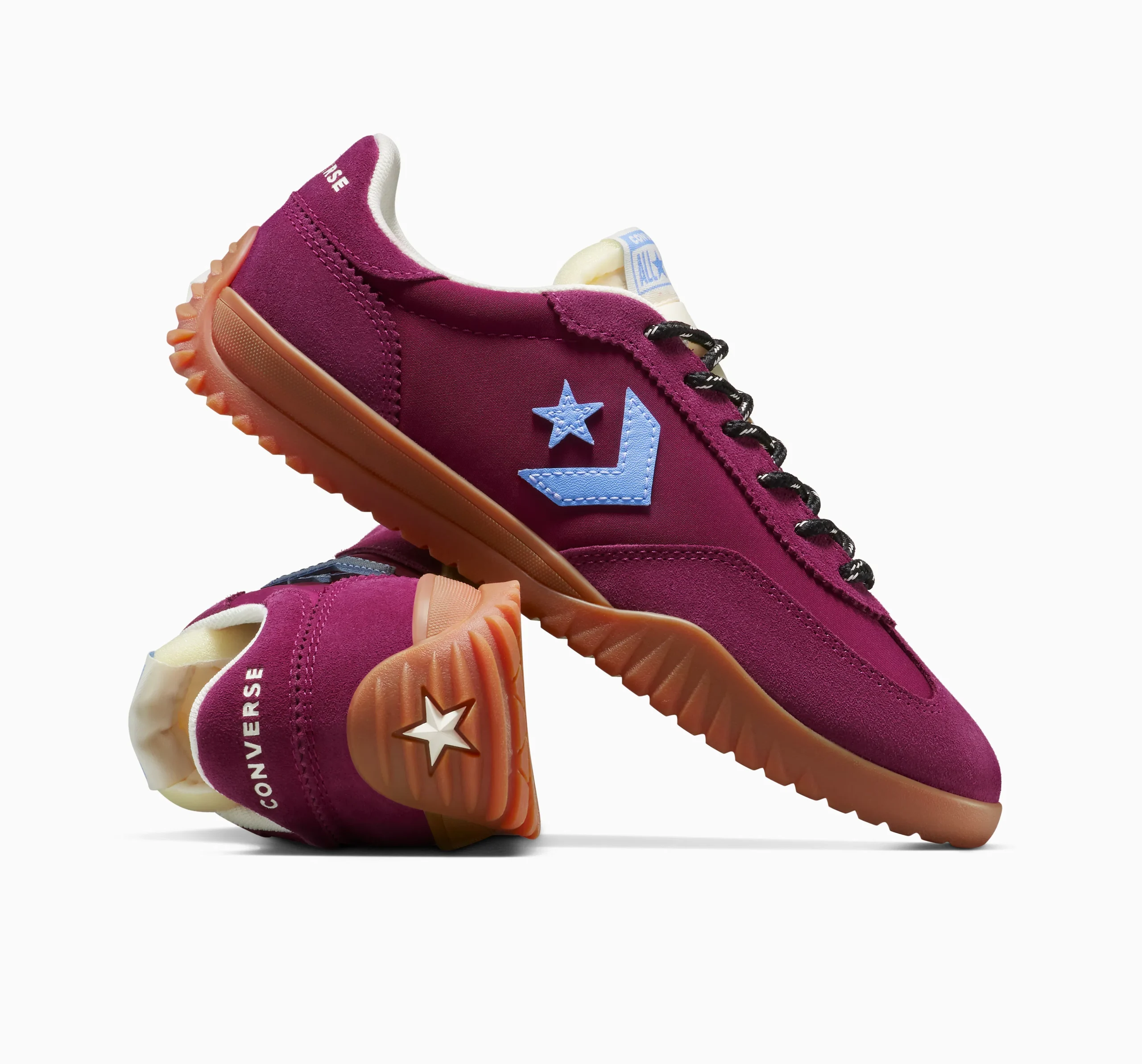 סניקרס קונברס נמוכות לנשים סגול CONVERSE / RUN STAR TRAINER OX – תמונה 4