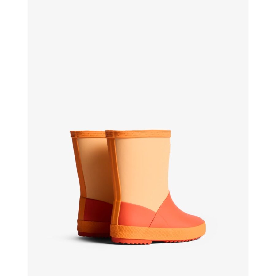 מגפי גשם לילדים ורוד משולב Hunter / Kids First Classic Rain Boots – תמונה 3