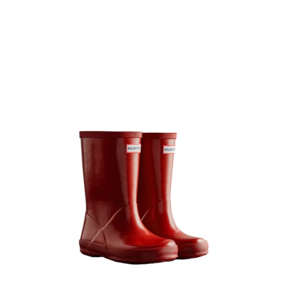 מגפי גשם לילדים אדום Hunter / Kids First Classic Rain Boots