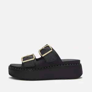 FitFlop GEN-FF | A3G-090 סנדלי נשים עם אבזם בצבע שחור