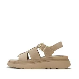 FitFlop | AT3-923 סנדלי GEN-FF בסגנון דייגים מזמש בז'