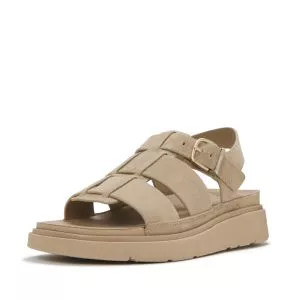 FitFlop | AT3-923 סנדלי GEN-FF בסגנון דייגים מזמש בז'