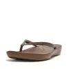 FitFlop iQushion Ergonomic Toe-Post  E54-012 כפכפי אצבע לנשים בצבע חום