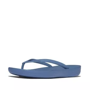FitFlop iQushion Ergonomic Toe-Post  E54-D52 כפכפי אצבע לנשים בצבע כחול