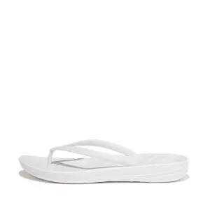 FitFlop iQushion Toe-Post Sandals E54-194 כפכפי אצבע לנשים בצבע כסוף